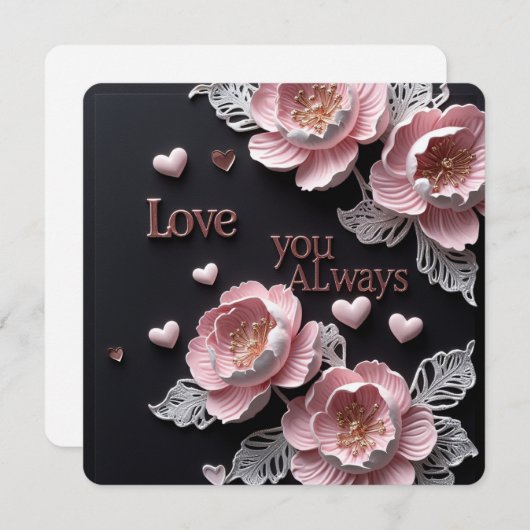 Ik hou van je altijd kaarten (Voorkant / Achterkant)