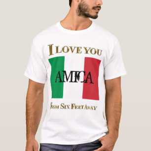 IK HOU VAN JE, AMICA, VAN EEN METER AFSTAND T-SHIRT