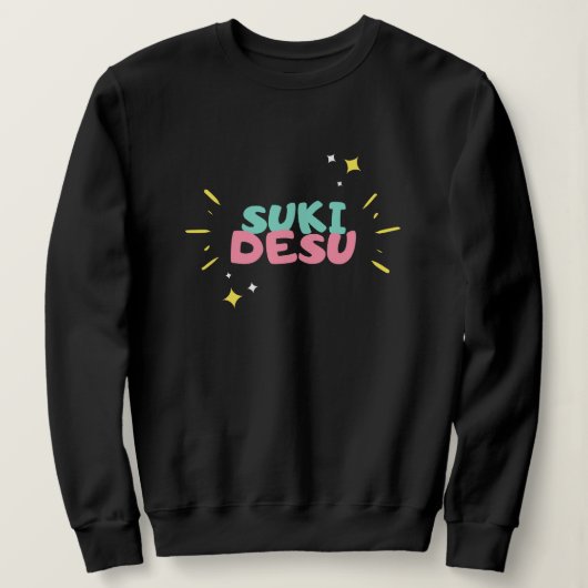 Ik hou van je Anime T-shirt (Design voorkant)