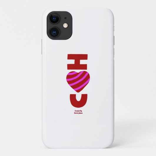 Ik hou van je Apple iPhone 11 Hoesje (Achterkant)