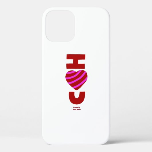 Ik hou van je Apple iPhone 12 Hoesje (Achterkant)