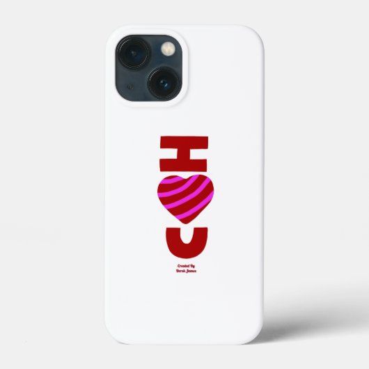 Ik hou van je Apple iPhone 13 Mini Hoesje (Achterkant)