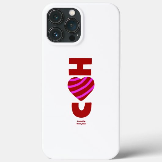 Ik hou van je Apple iPhone 13 Pro Max Hoesje (Achterkant)