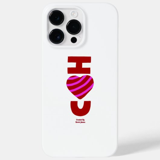 Ik hou van je Apple iPhone 14 Pro Max Hoesje (Achterkant)