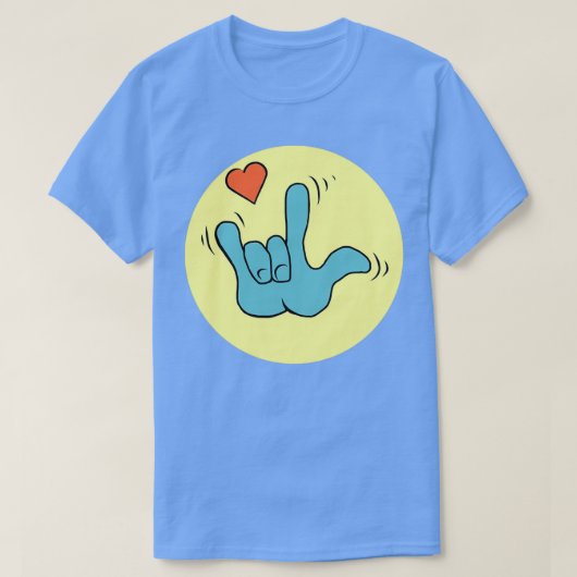 Ik hou van je ASL 15 T-shirt (Design voorkant)