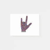 Ik hou van je ASL Post-it® Notes (Voorkant)