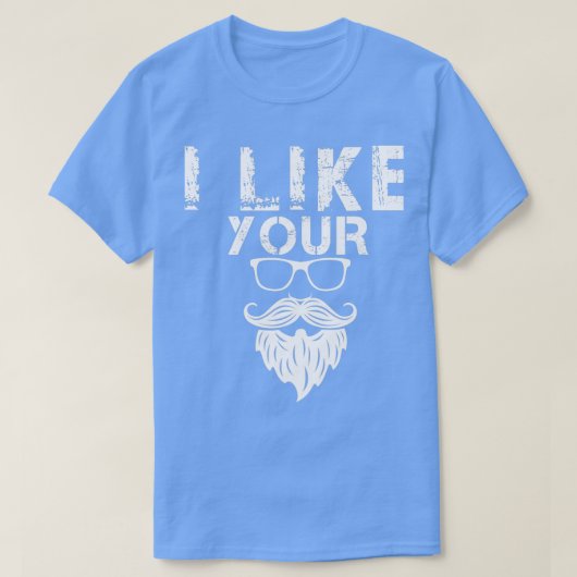 Ik hou van je baard 2 t-shirt (Design voorkant)