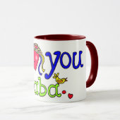 Ik hou van je Baba Mok (Voorkant rechts)