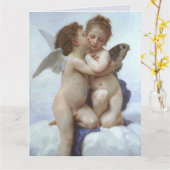 IK HOU VAN JE, BABY ENGELEN BOUGUEREAU KAARTEN (Gele Bloem)
