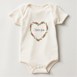 Ik hou van je Baby kleding Romper