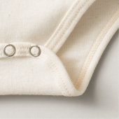 Ik hou van je Baby kleding Romper (Detail - onderkant)