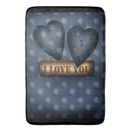 Ik hou van je badmat (Voorkant Verticaal)