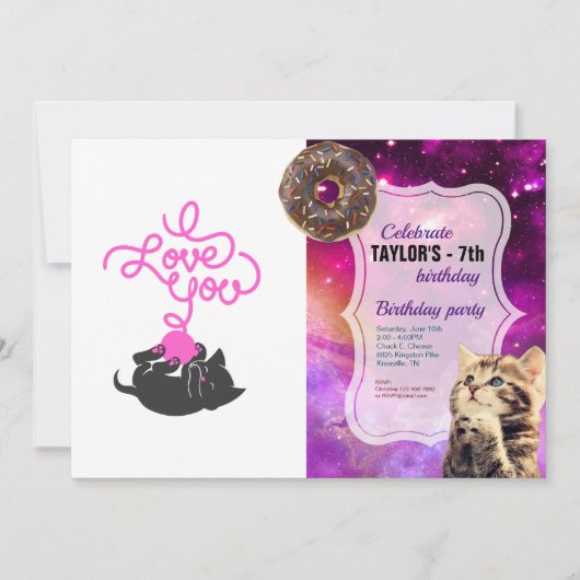 Ik hou van je - bal van wol - Kies achterkleur Kaart (Voorkant)