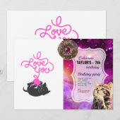 Ik hou van je - bal van wol - Kies achterkleur Kaart (Voorkant / Achterkant)