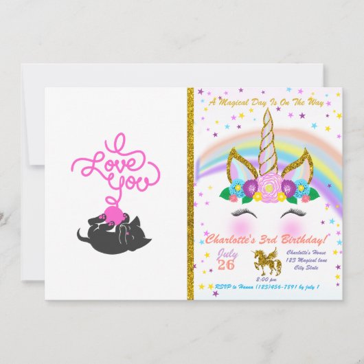 Ik hou van je - bal van wol - Kies achterkleur Kaart (Voorkant)