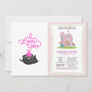 Ik hou van je - bal van wol - Kies achterkleur Kaart