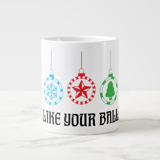 Ik hou van je Balls Jumbo Coffee Mok (20oz)