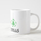 Ik hou van je Balls Jumbo Coffee Mok (20oz) (Rechts)