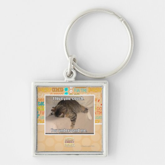 Ik hou van je, bank. sleutelhanger (Voorkant)