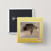 Ik hou van je, bank. vierkante button 5,1 cm (Voorkant /achterkant)