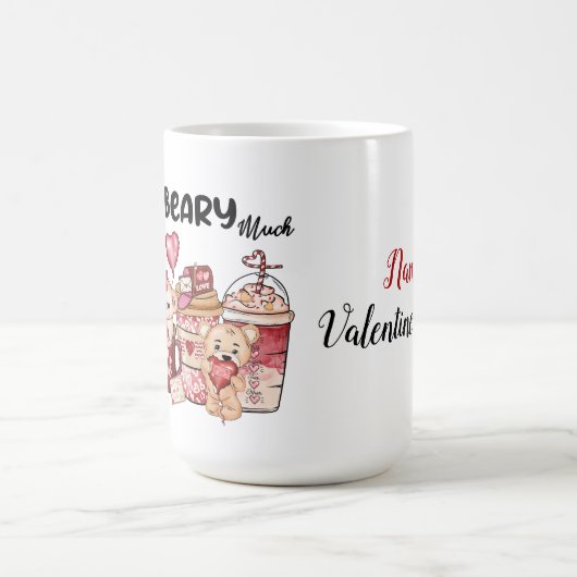 Ik hou van je Beary Much Coffee Mok (Center)