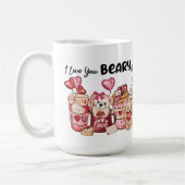 Ik hou van je Beary Much Coffee Mok (Links)