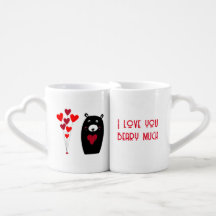 Ik hou van je beary veel - koffie mok set