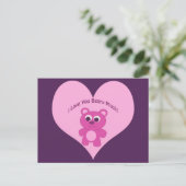 Ik hou van je beary veel! Roze Beer Briefkaart (Staand voorkant)