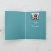 Ik hou van je Beary Veel Schattigee Valentijnsdag Kaart (Binnen)