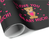 Ik hou van je beary veel Teddy Bear Cadeaupapier (Rol Hoek)