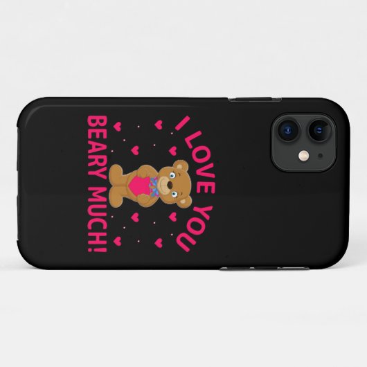 Ik hou van je beary veel Teddy Bear Case-Mate iPhone Case (Achterkant (horizontaal))