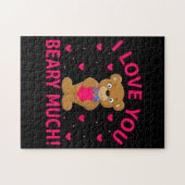 Ik hou van je beary veel Teddy Bear Legpuzzel (Horizontaal)