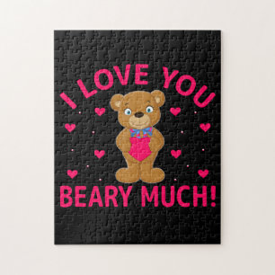 Ik hou van je beary veel Teddy Bear Legpuzzel