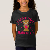 Ik hou van je beary veel Teddy Bear T-shirt (Voorkant)
