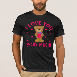 Ik hou van je beary veel Teddy Bear T-shirt