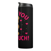 Ik hou van je beary veel Teddy Bear Thermosbeker (Geroteerd rechts)