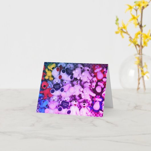 Ik hou van je Beer in het donker Kaart (Gele Bloem)