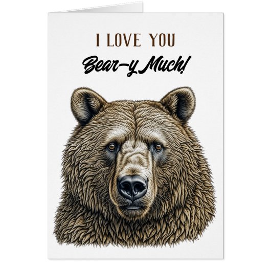 Ik hou van je Beer-y veel romantische flirty (Voorkant)