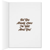 Ik hou van je Beer-y veel romantische flirty (Binnen (Rechts))