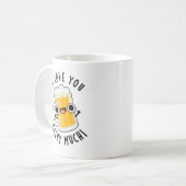 Ik hou van je Beery Much Funny Drink Pun Koffiemok (Voorkant links)