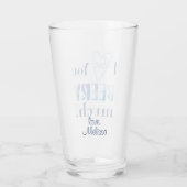 Ik hou van je Beery veel leuke man Valentijn Glas (Achterkant)