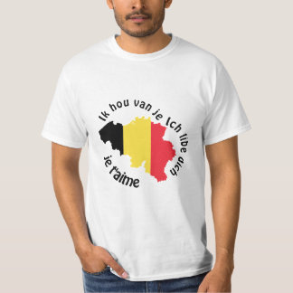 ik hou van je belgië t-shirt