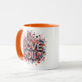 Ik hou van je bericht mok (Voorkant links)