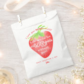 Ik hou van je bessen veel aardbeien zoete Valentij Bedankzakje (Geknipt)