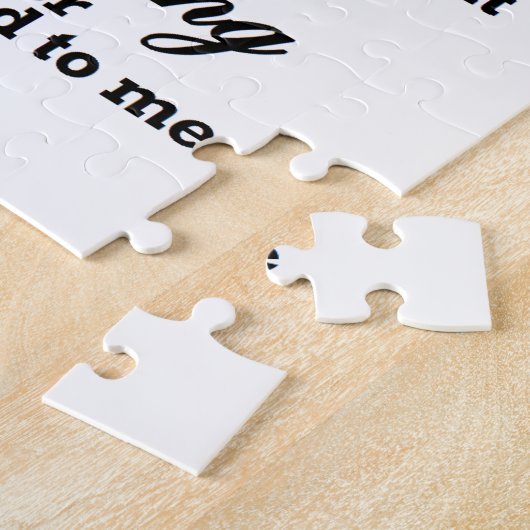 Ik hou van je, beste ding ooit! legpuzzel (Zijkant)