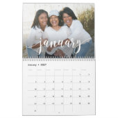 Ik hou van je bewerkbare kleurenfotokalender kalender (Jan 2027)