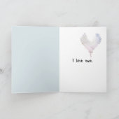 Ik hou van je Big Ewe Kaart (Binnen)