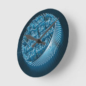 Ik hou van je bij de Maan en de Stars Wall klok (Hoek)