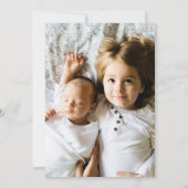 Ik hou van je bij de Moon en Back Baby kondiging Kaart (Achterkant)