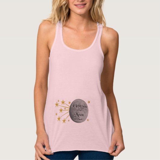 Ik hou van je bij de moonkraam tanktop (Voorkant)